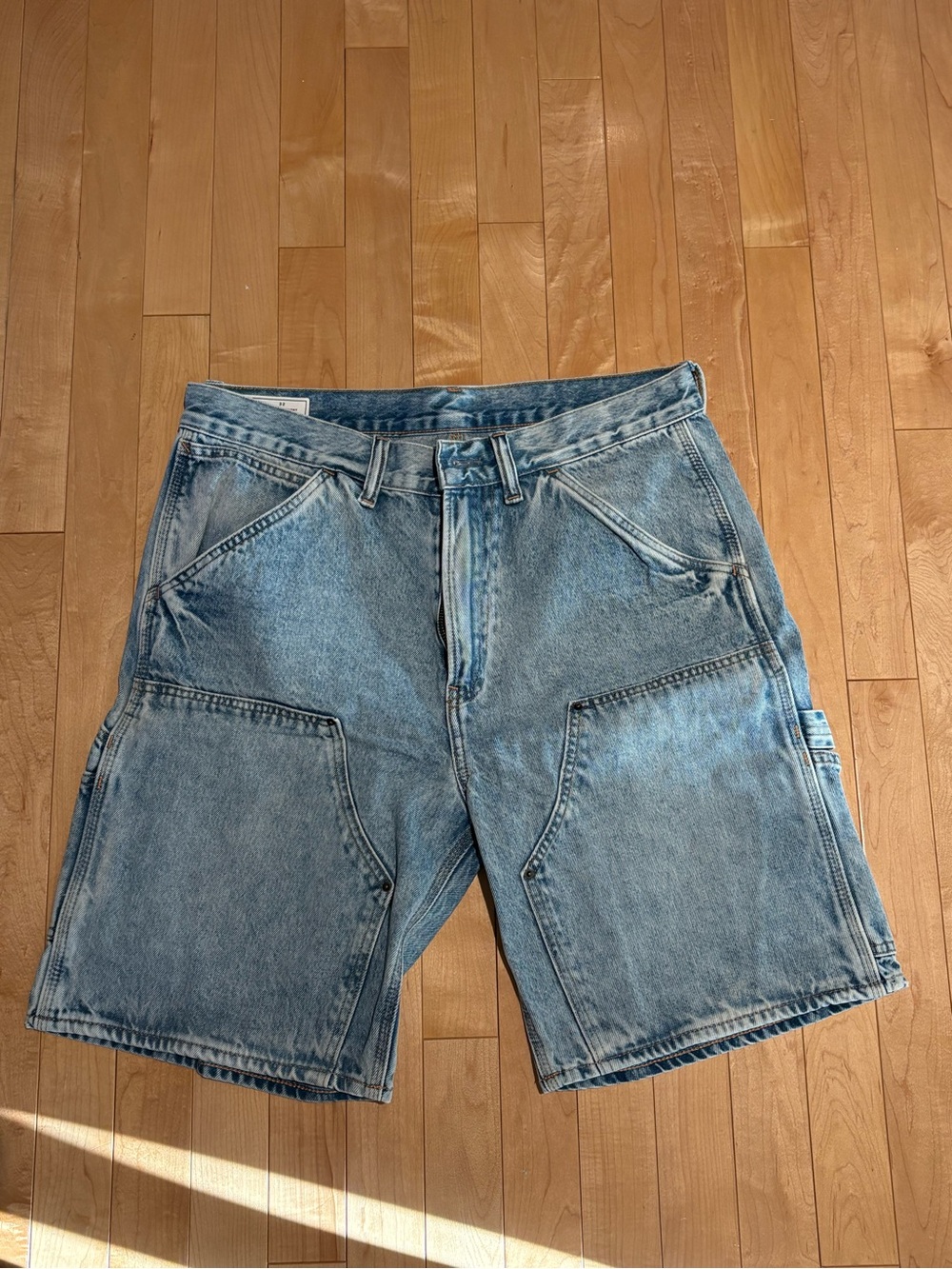 GAP Light Blue Denim Carpenter Shorts - Men's